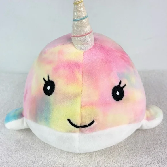 Squishmallow Natalie the Rainbow Narwal and piper the Penguin - Picture 6 of 10